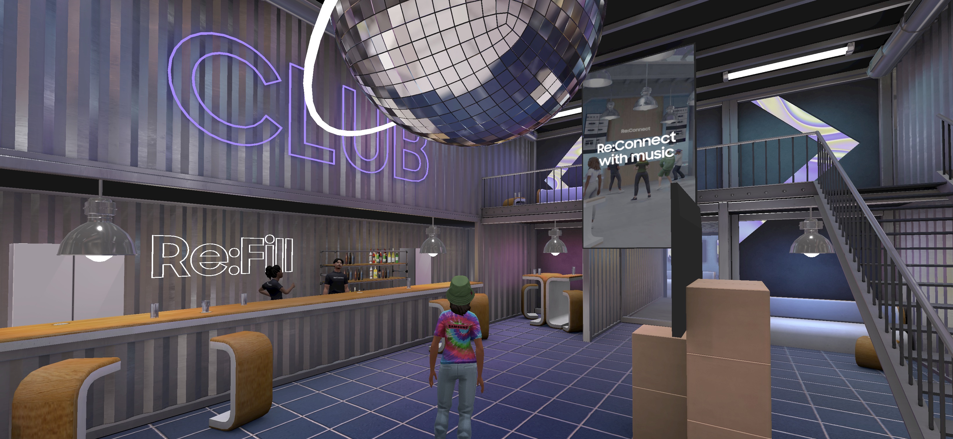 Samsung Re:Connect Virtual Popup Experience | RAVE.SPACE