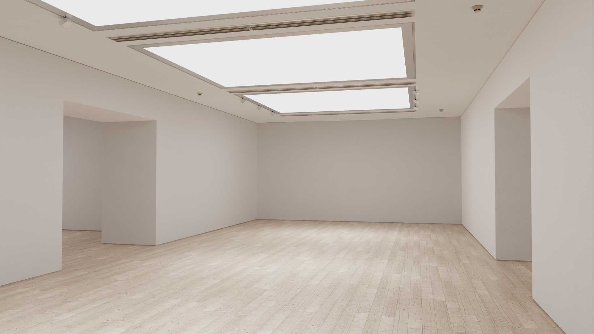 OnArt virtual gallery, white-cube interior.